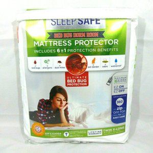 SLEEP SAFE Mattress Protector Twin X-long